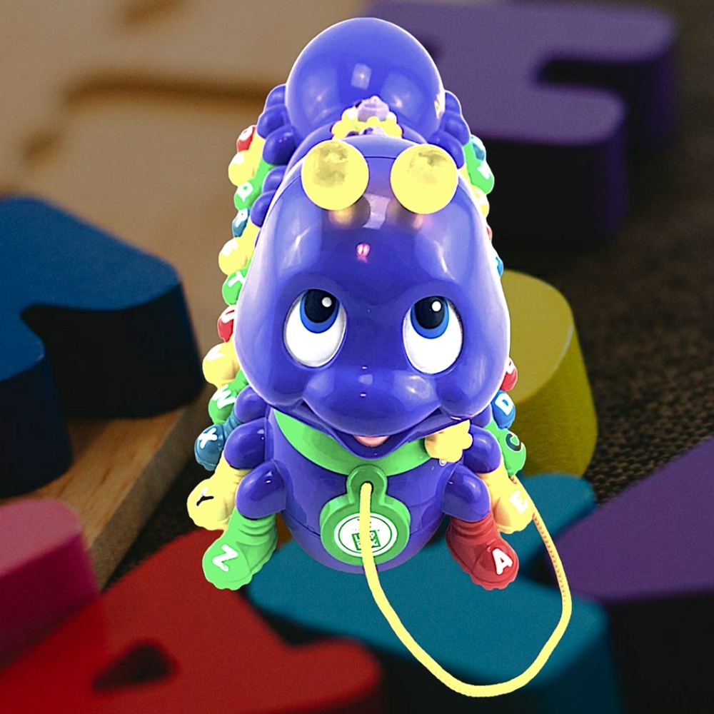 Leap Frog Alphabet Pal Caterpillar Purple Interactive Educational Music T…